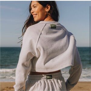 Daily Drills Cropped Grey Thermal, size XS/S